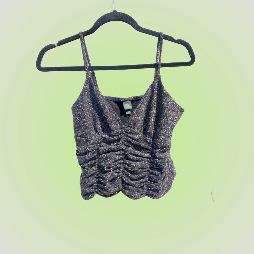 Wild Fable Cropped Sparkle Tank